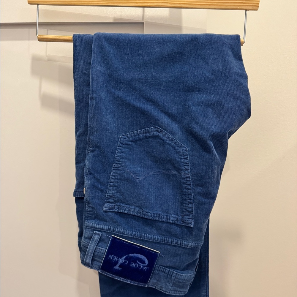 Jacob Cohen Blue Corduroy Jeans